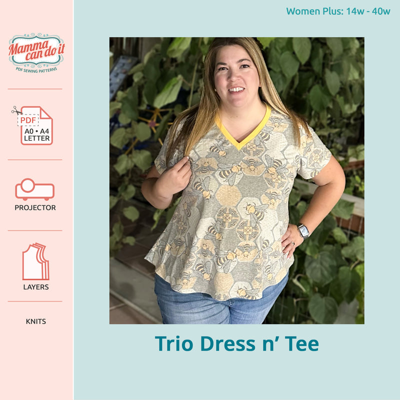 Trio Dress n' Tee | Women Plus 14w-40w