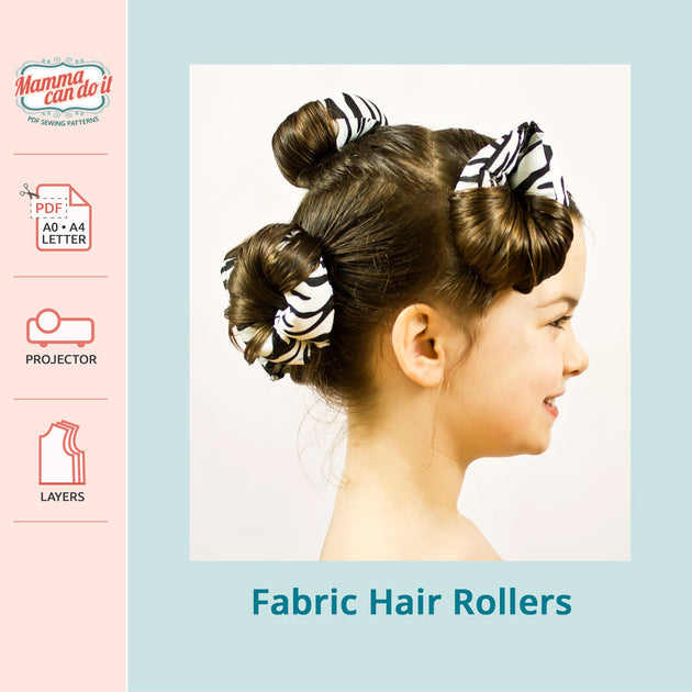 Diy fabric hair rollers best sale