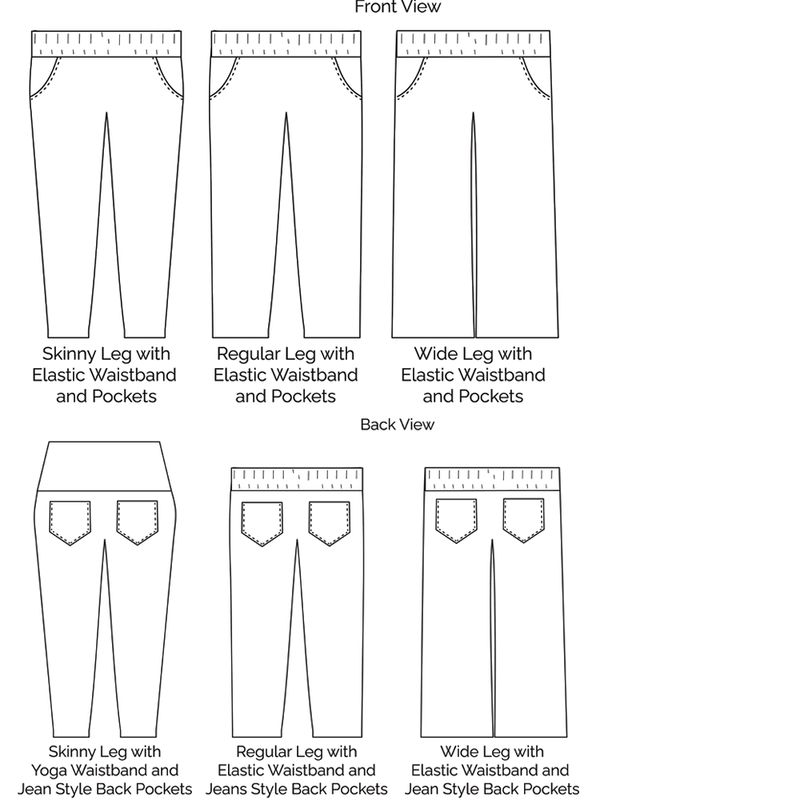 Fit Pants Pattern | Women Plus Sizes 14w-40w