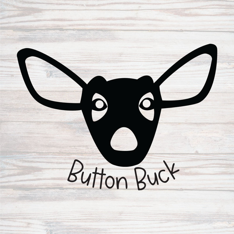 Button Buck Hunting Cut File Bundle