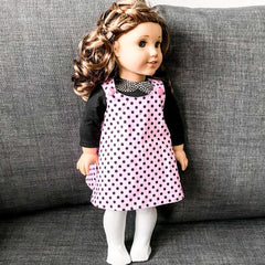  18 inch Doll Reversible Joyful Jumper Dress and Tunic PDF Sewing Pattern