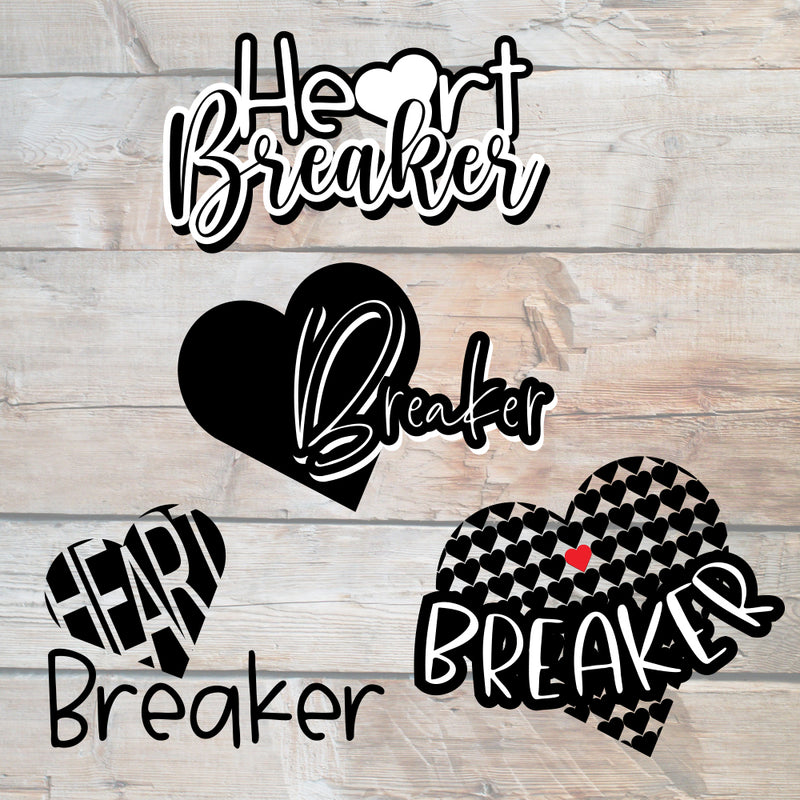 Heart Breaker Cut File
