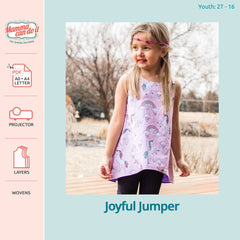 Joyful Jumper PDF Sewing Pattern for sizes 2T through 16