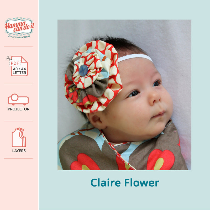Claire Flower Sewing Pattern