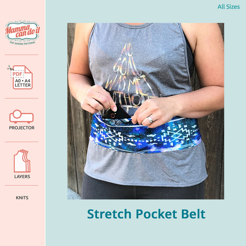Stretch Pocket Belt | All Sizes