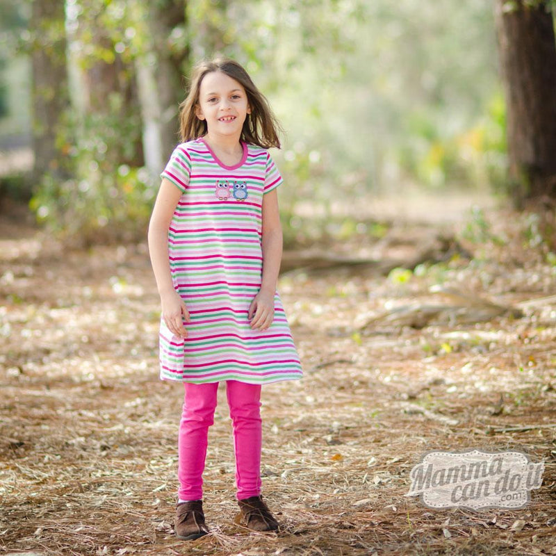 Adaylnn Dress PDF Sewing Pattern for youth sizes 2t-20