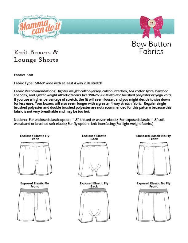 Men Boxer Pattern | 29-49 | MammaCanDoIt