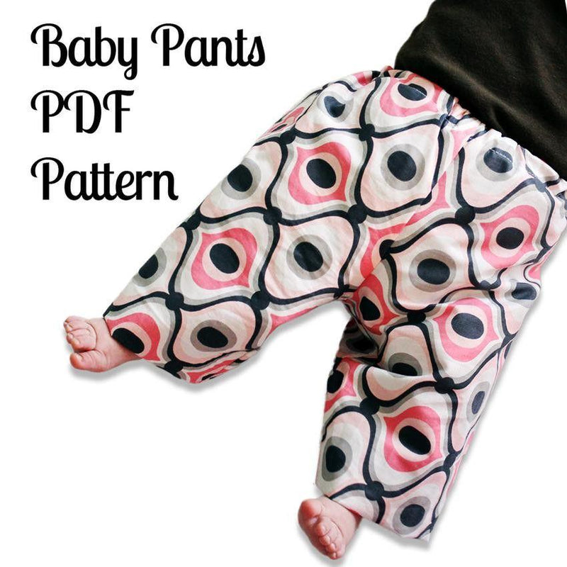Fun baby HAREM PANTS tutorial suitable 3-6 months/free pattern included. -  YouTube