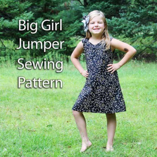 Reversible Big Girl Jumper Pattern | 5-14