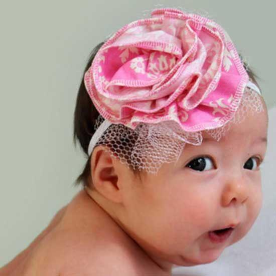 rose headband pattern