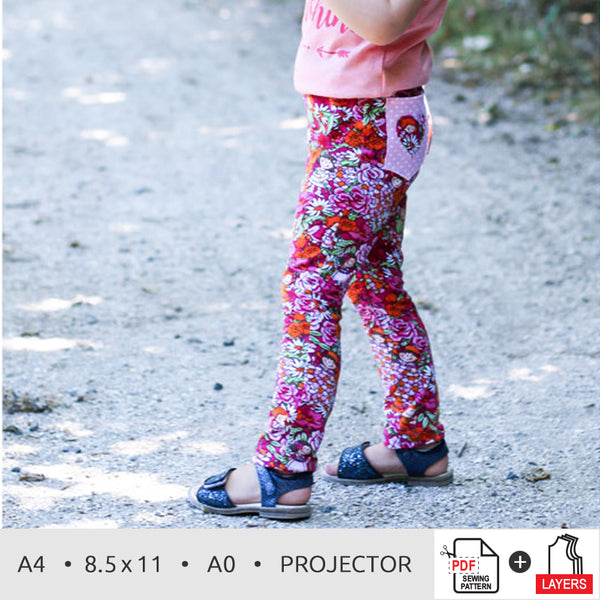 Baby Fit Pants Skinny Leg Pattern Preemie 7T MammaCanDoIt