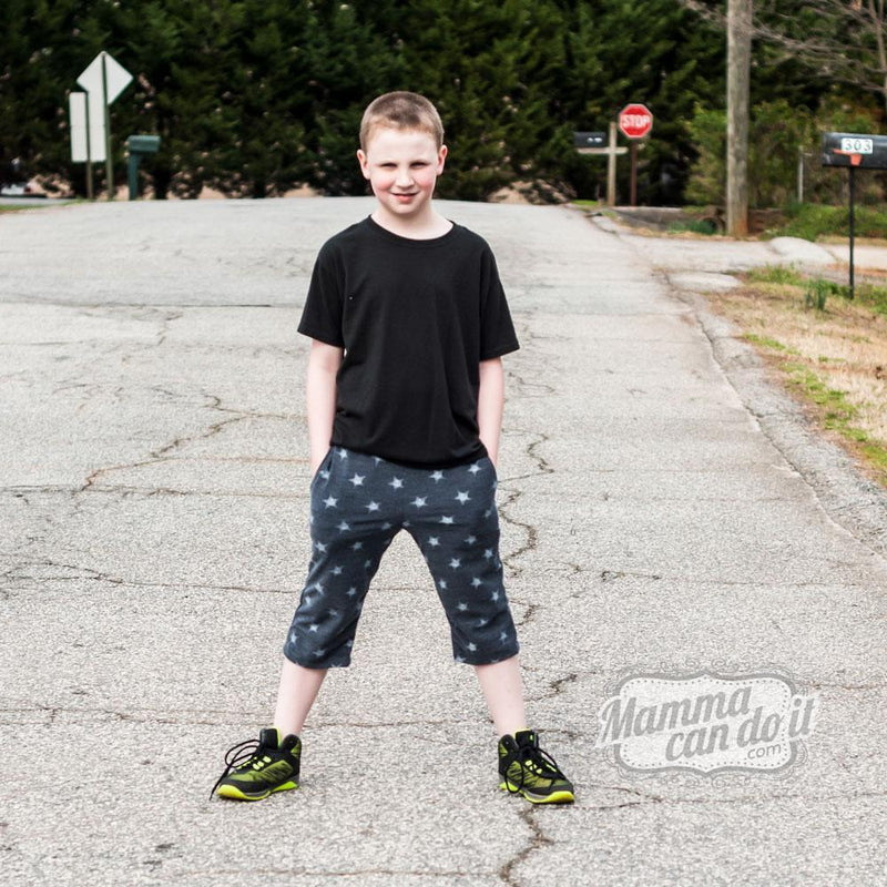 Boy Fit Pants Wide Leg Pattern | 2T-20