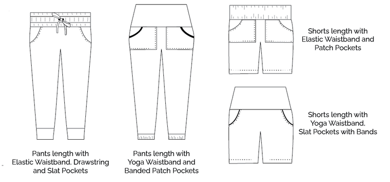 Cute Striped Joggers Sewing Pattern (Beginner Project) - Merrick's Art