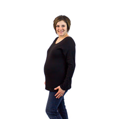 Maternity Shirt Pattern | Basic Maternity Top
