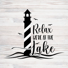 Relax we're at the lake Cut File