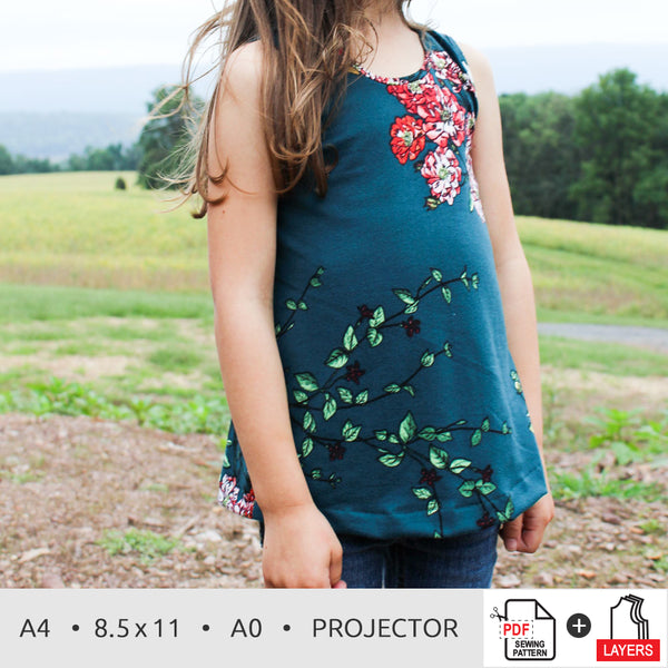 Sunflower Tank | Girl Sizes 2T-20