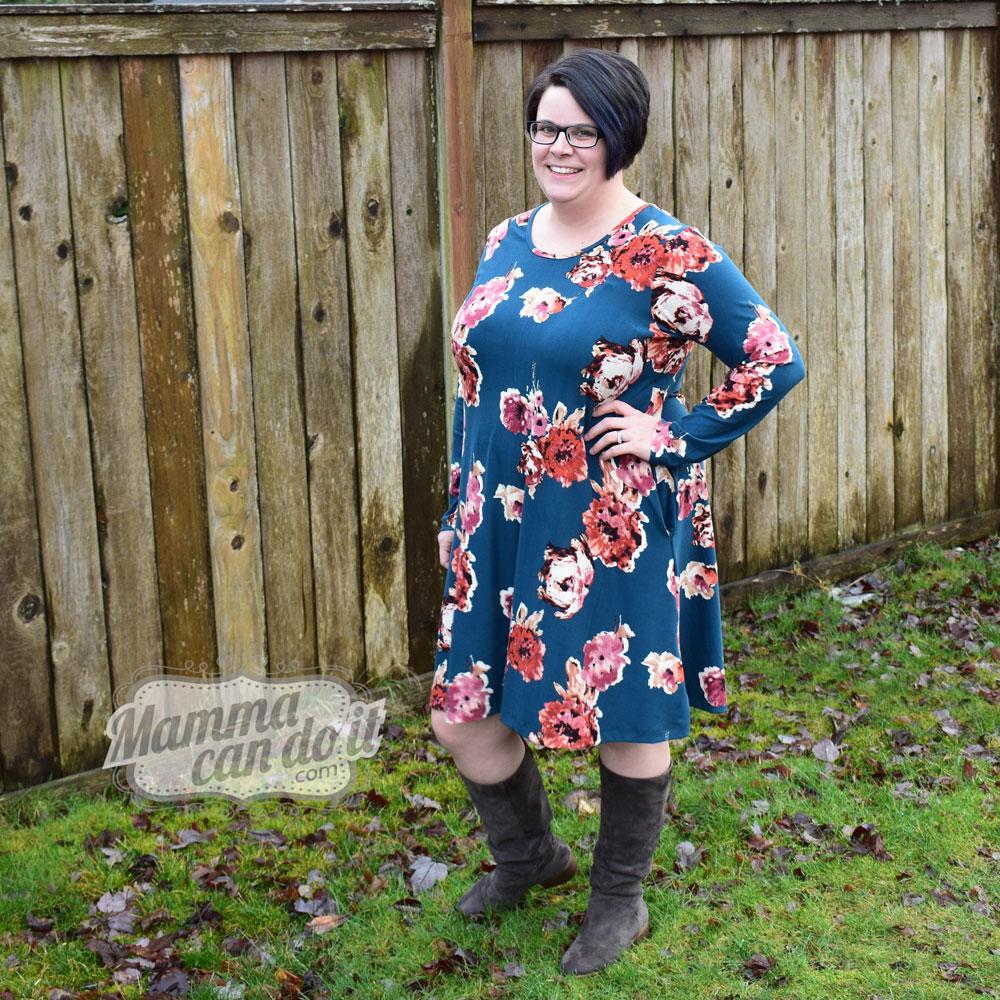 a line dress pattern plus size A-line Midi Dress Sewing Pattern: Plus Size (PDF Pattern)